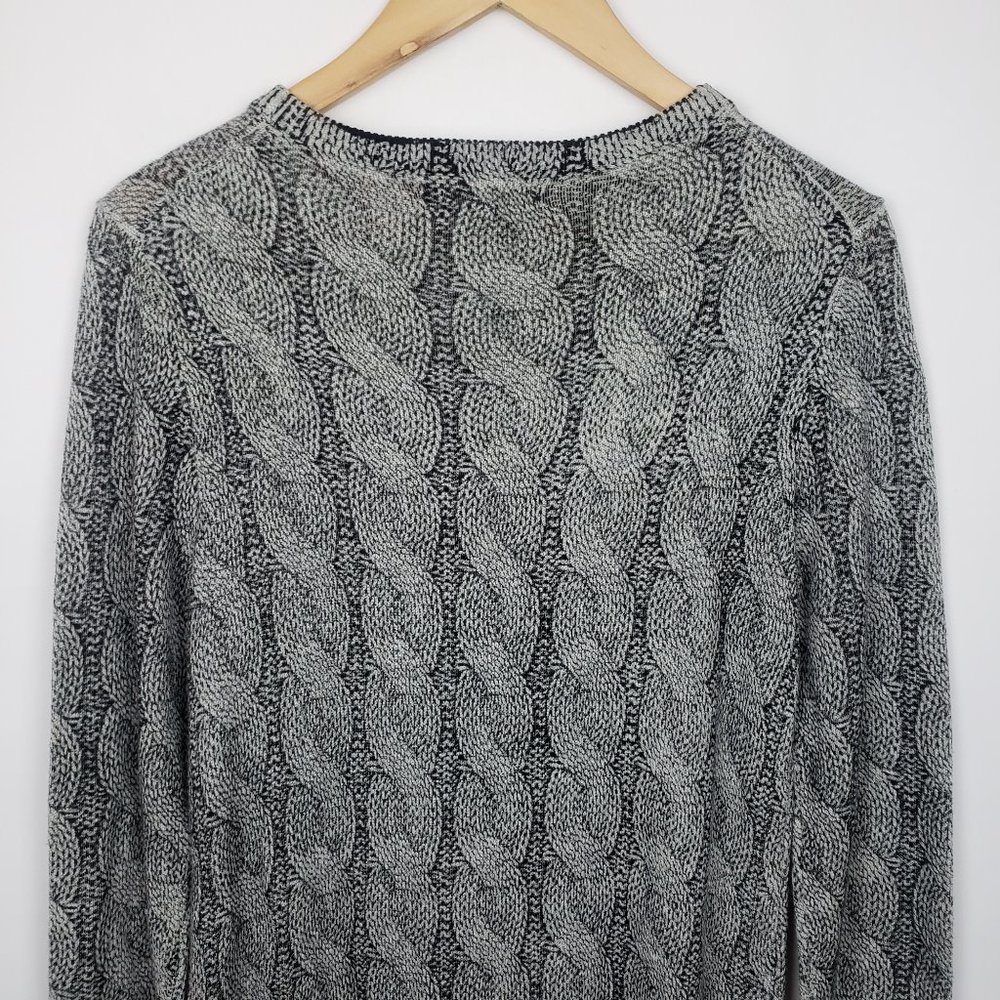 Michael Kors Gray Knit Sweater Dress Chain Print size XS with stretch - Picture 6 of 9